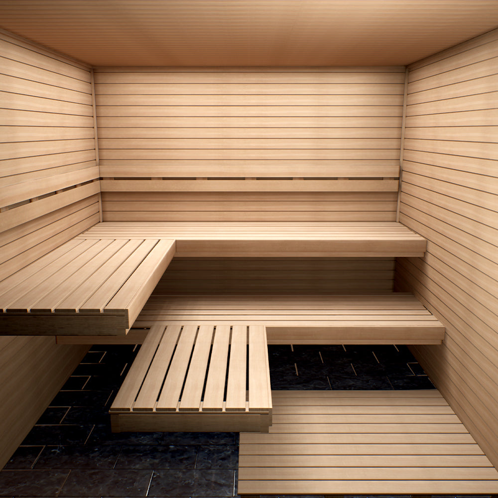 Hotass Saunas ST58-D1 Sauna Wood Package 5x8