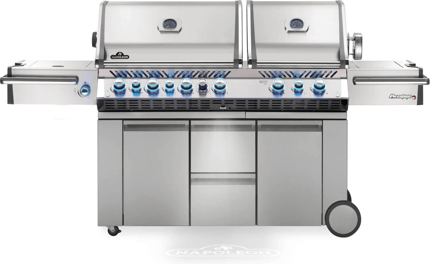 Napoleon Prestige PRO™ 825 RSBI Natural Gas Grill with Power Side Burner and Infrared Rear & Bottom Burners - PRO825RSBINSS-3
