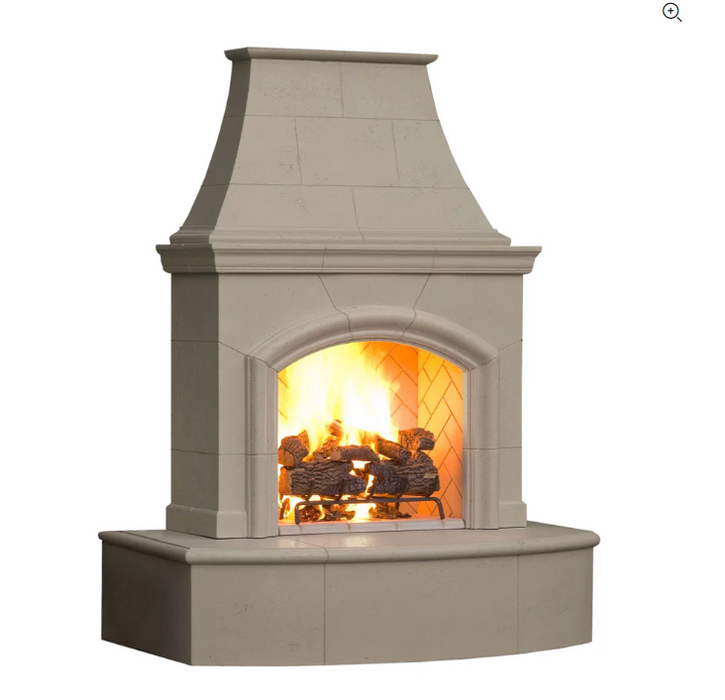 American Fyre Designs Fireplace, PHOENIX 16" RADIUSED, No Recess