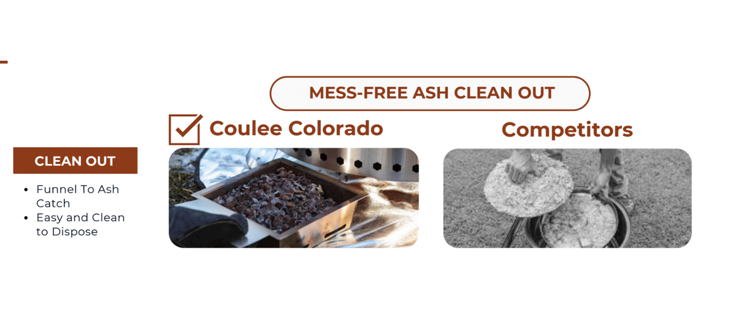 Coulee Outdoor Coulee Colorado XL Smokeless Fire Pit - CCO-0025