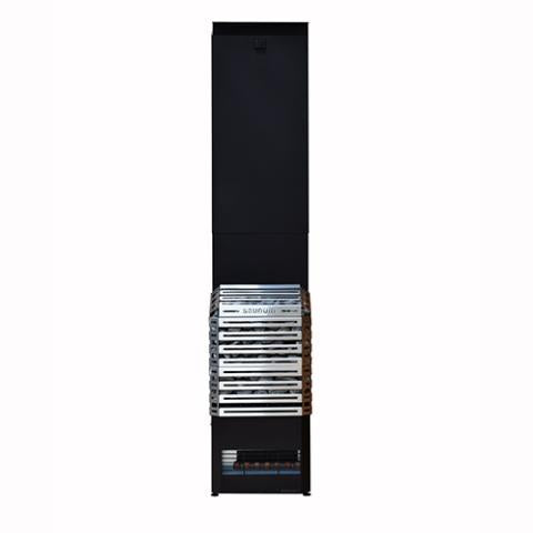 Saunum Air 5 Sauna Heater –  4.8kW Air Series w/ Climate Equalizer, Stainless Steel