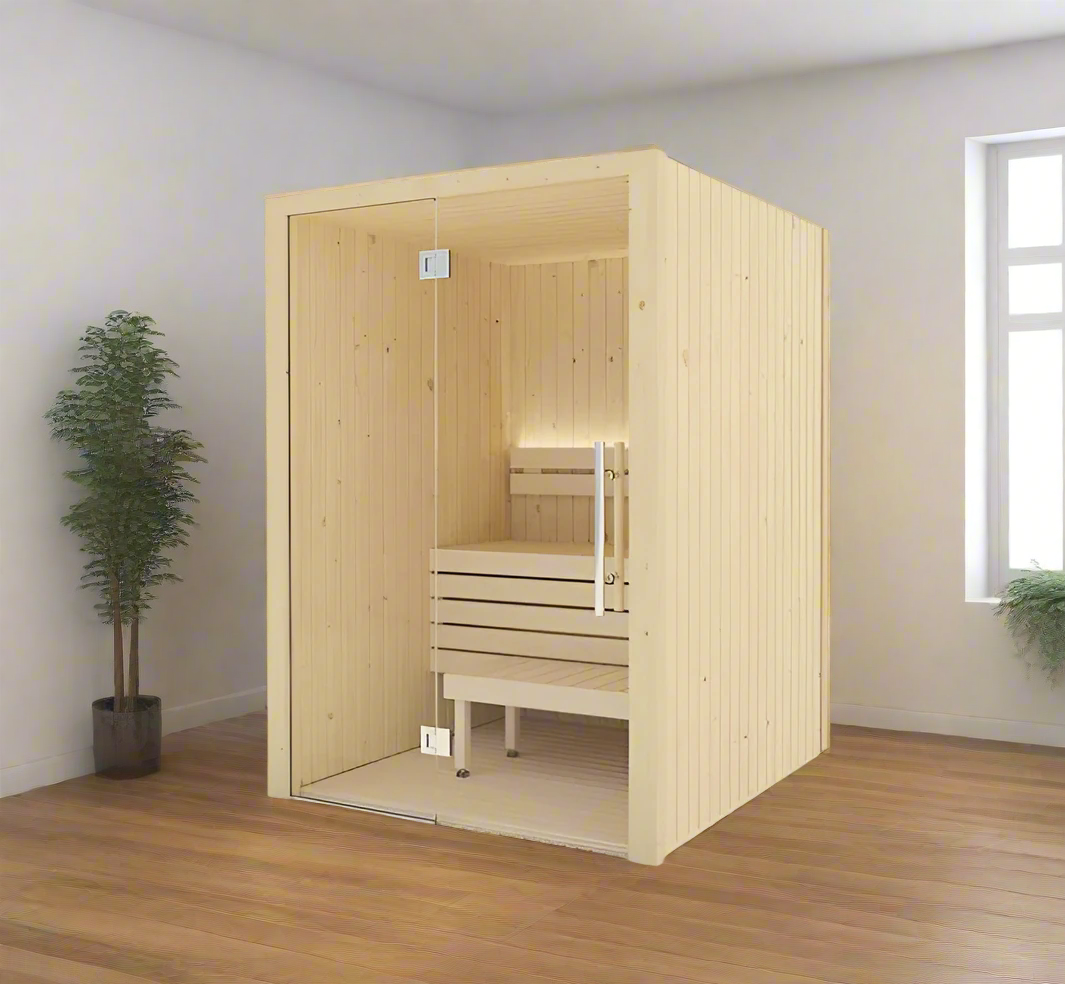 SaunaLife Model X2 XPERIENCE Series Indoor Sauna Kit, 1-2 Persons