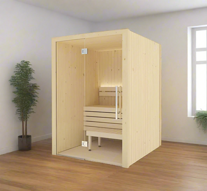 SaunaLife Model X2 XPERIENCE Series Indoor Sauna Kit, 1-2 Persons