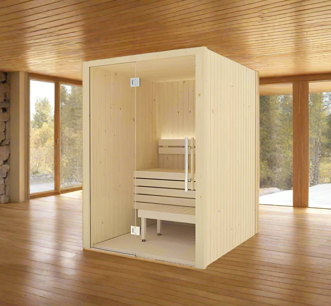 SaunaLife Model X2 XPERIENCE Series Indoor Sauna Kit, 1-2 Persons