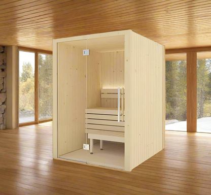 SaunaLife Model X2 XPERIENCE Series Indoor Sauna Kit, 1-2 Persons