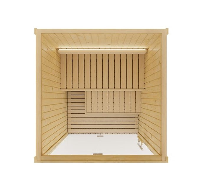 SaunaLife Model X2 XPERIENCE Series Indoor Sauna Kit, 1-2 Persons