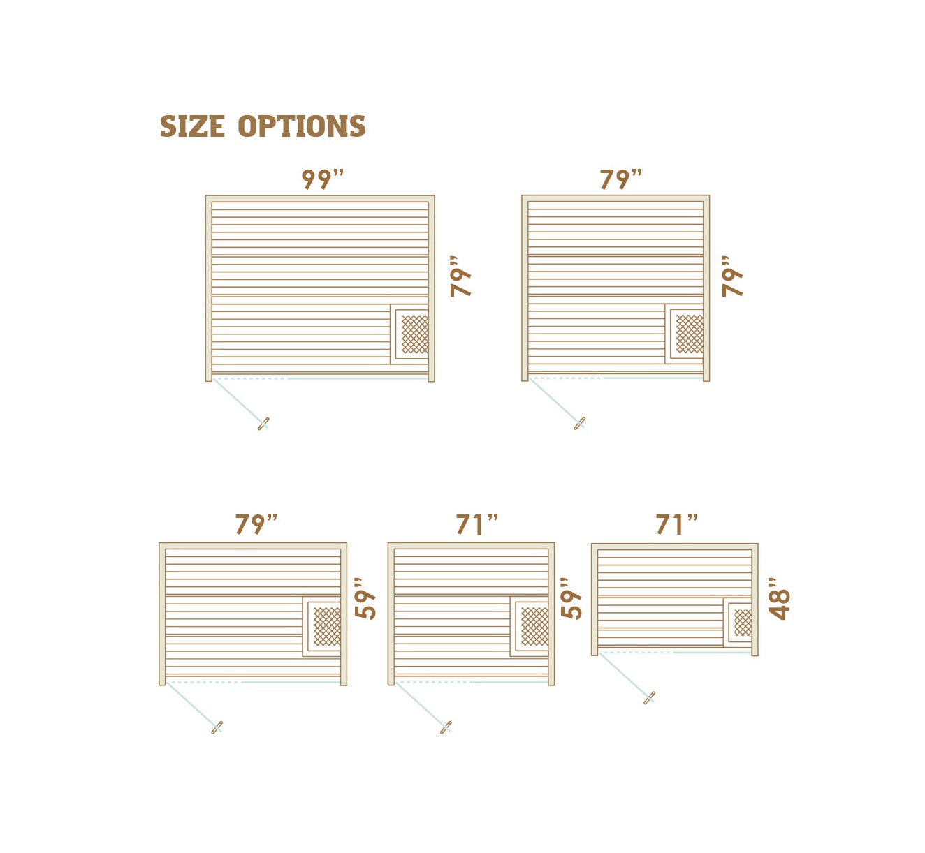 Auroom Libera Wood Indoor Sauna Kit – Elegant Vertical Wood Design (Up to 6 Persons)