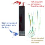 Saunum AirSolo Wall AirSolo Series, In-Wall Sauna Temp & Steam Equalizer, Adj Height