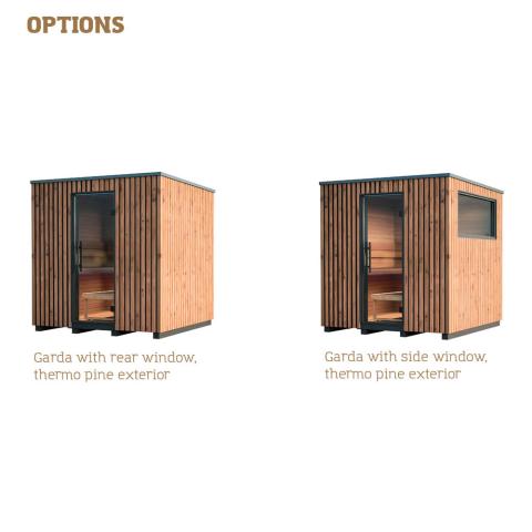 Auroom Garda Outdoor Cabin Sauna - GAR-TPINE-90X90R