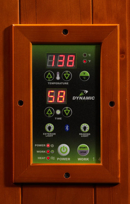 Dynamic Barcelona Elite 1–2 Person Ultra Low EMF FAR Infrared Sauna