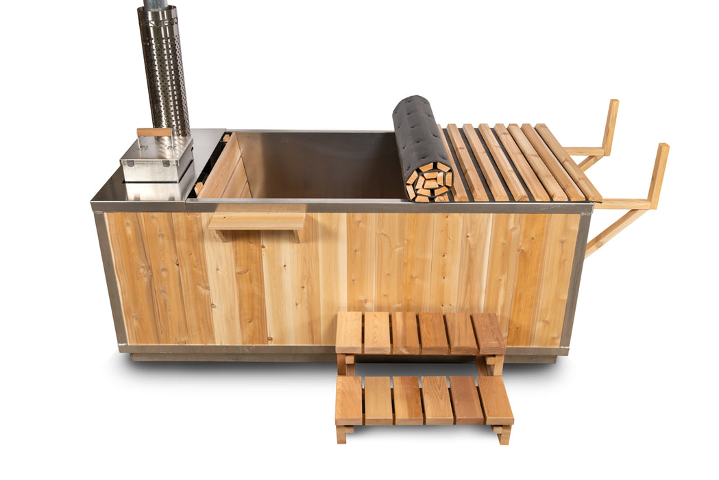 LeisureCraft Starlight Wood Burning Hot Tub - CT372W