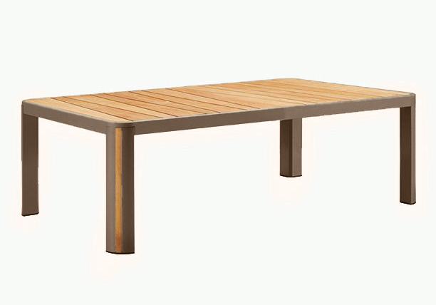 Higold Geneva Rectangular Dining Table (w/hole) - Latte- HGA-20317764