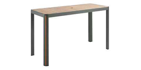 Image of Higold Geneva Rectangular Bar Table - Nero - HGA-20319816