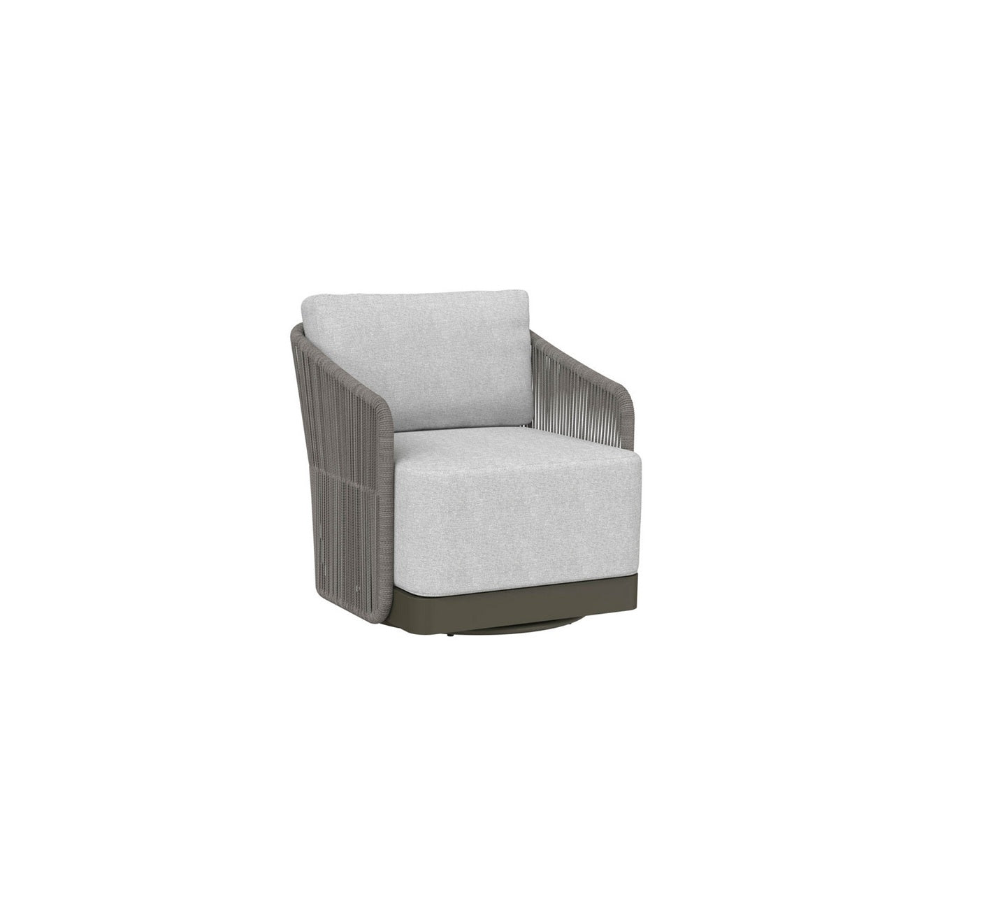 SUNPAN Allariz Swivel Armchair – Warm Grey