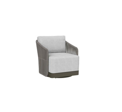 SUNPAN Allariz Swivel Armchair – Warm Grey