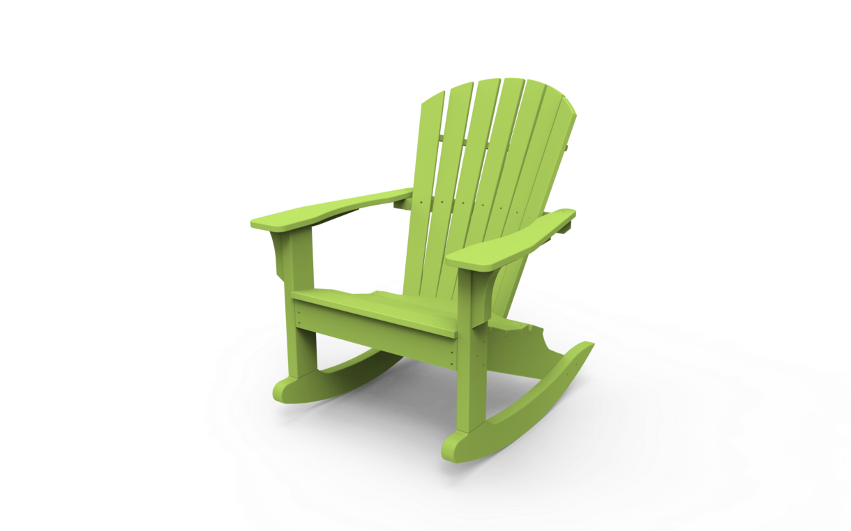Seaside Casual Adirondack Shellback Rocker - 019