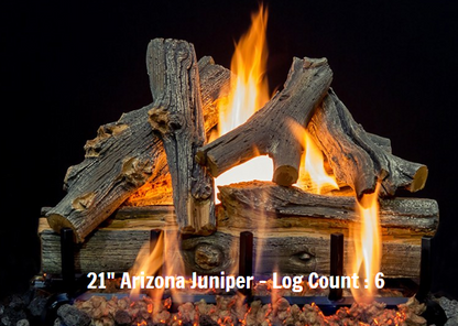 Grand Canyon Gas Logs Arizona Juniper Logs Sets, 18” to 42”