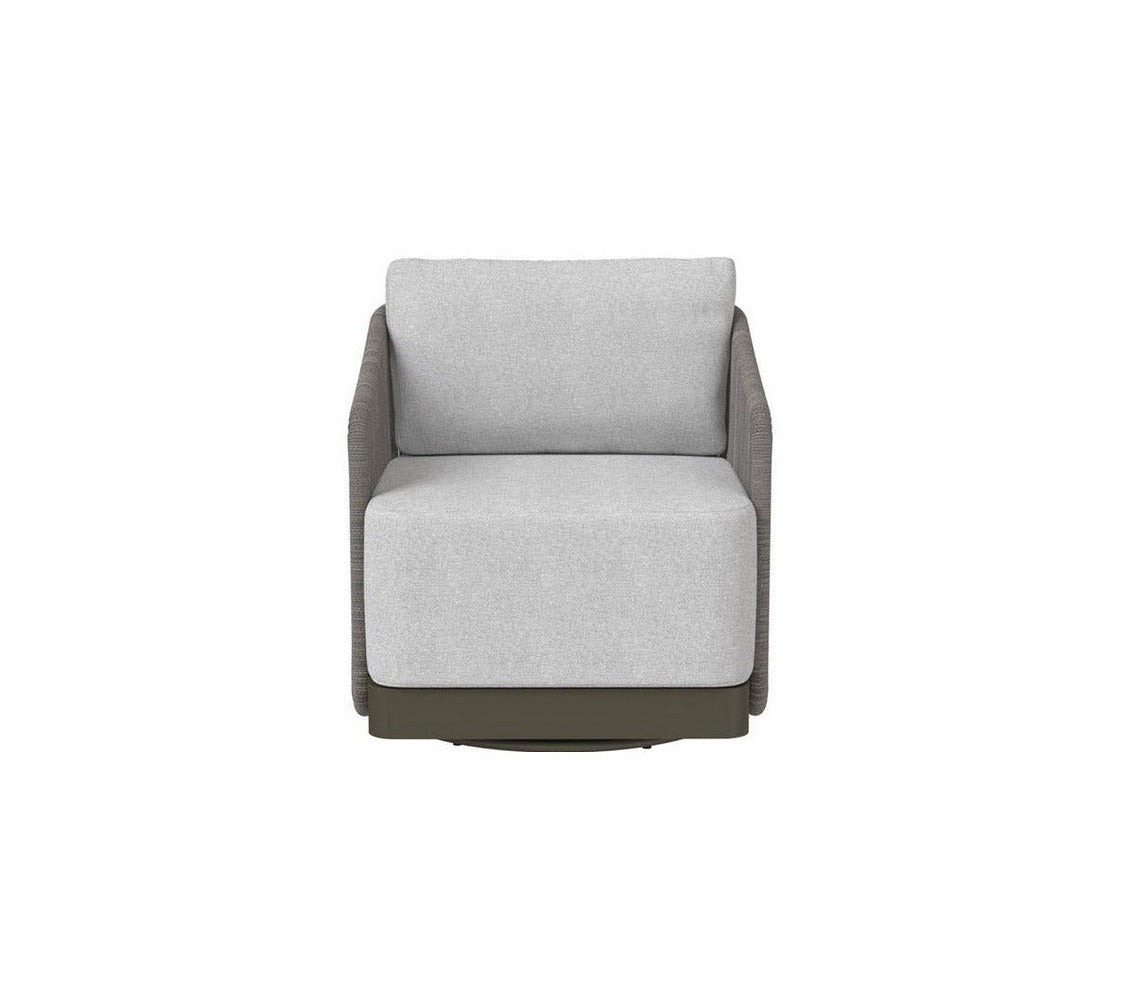 SUNPAN Allariz Swivel Armchair – Warm Grey