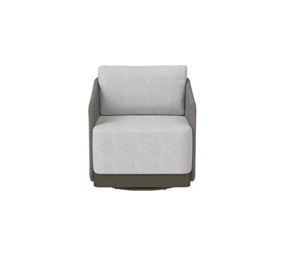 SUNPAN Allariz Swivel Armchair – Warm Grey