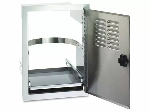 Image of Fire Magic Legacy 14" Single Access Door w/ Tank Tray & Louvers - 23920-1T-S