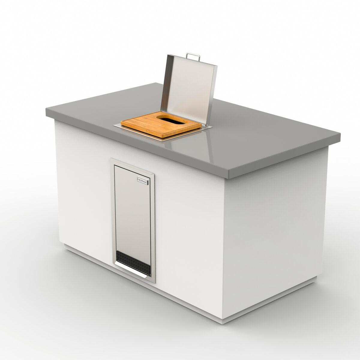 Fire Magic Cut and Clean Combo Trash Chute with Cutting Board- 53816