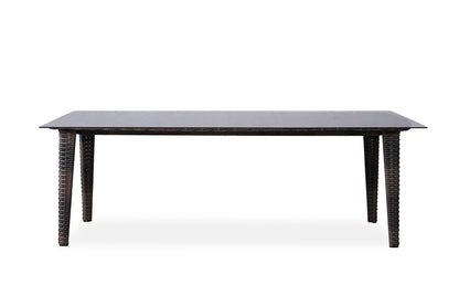 Lloyd Flanders Largo 86" Rectangular Umbrella Dining Table - 241086