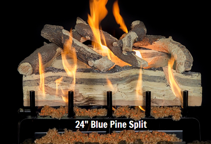 Grand Canyon Gas Logs Blue Pine Split Log Sets, 18” to 30”