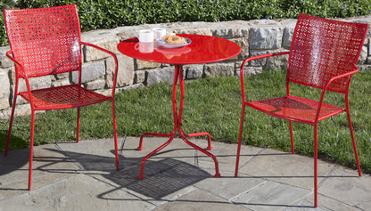 Alfresco Home Martini Cherry Pie 3 PC Patio Dining Set - 26-1301