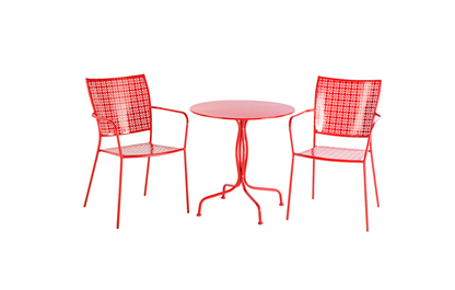 Alfresco Home Martini Cherry Pie 3 PC Patio Dining Set - 26-1301