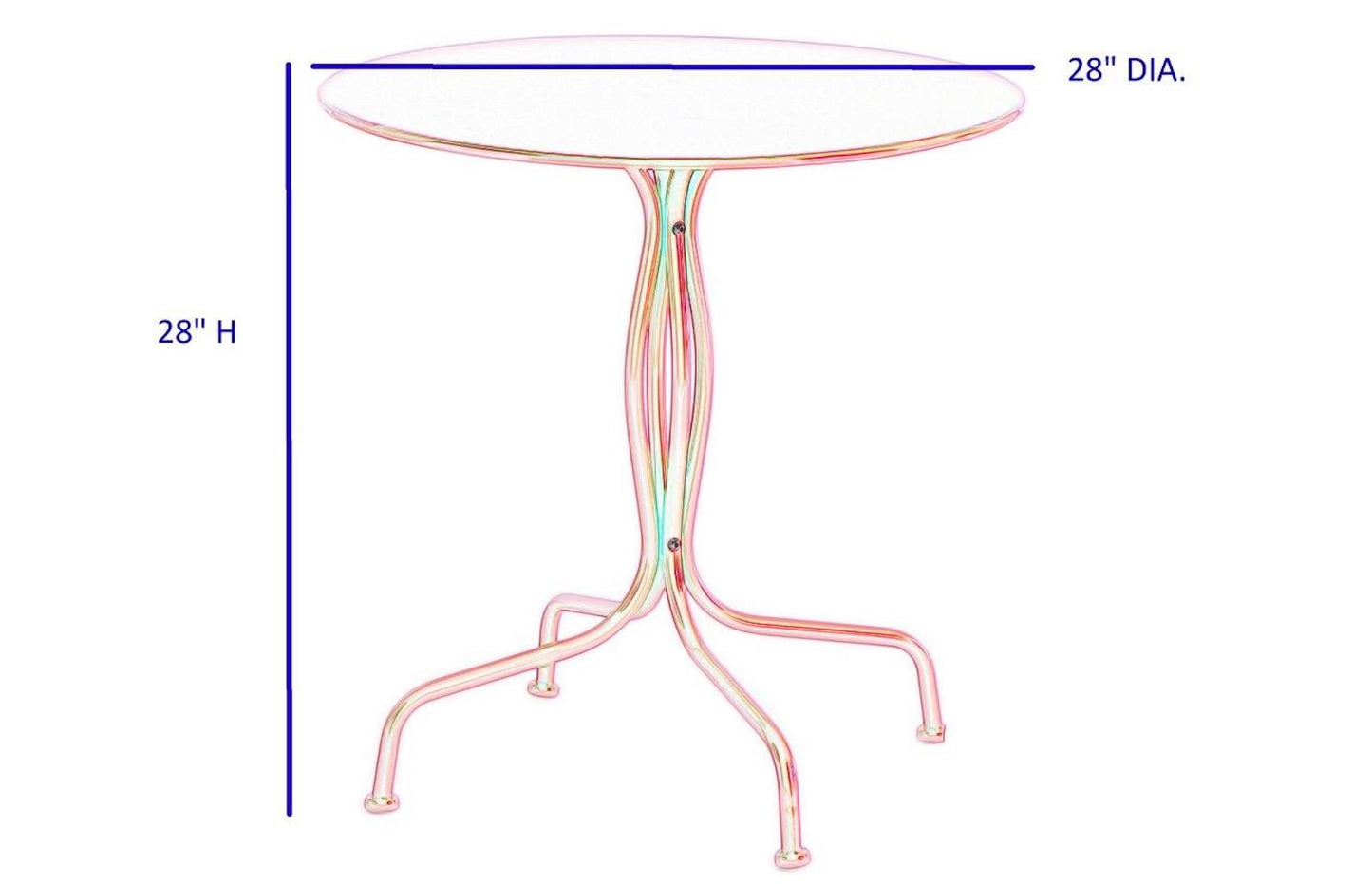 Alfresco Home Martini Cherry Pie 3 PC Patio Dining Set - 26-1301