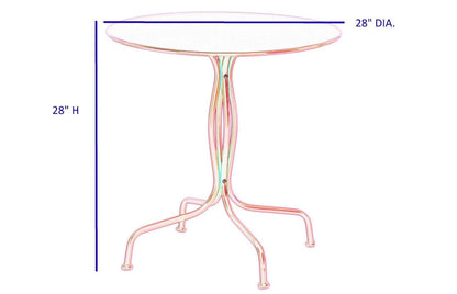 Alfresco Home Martini Cherry Pie 3 PC Patio Dining Set - 26-1301
