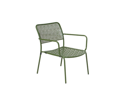 Alfresco Home Martini Moss Steel Outdoor Lounge Chair - 26-1710