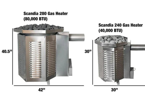 Image of Scandia 80K BTU Gas Sauna Heater