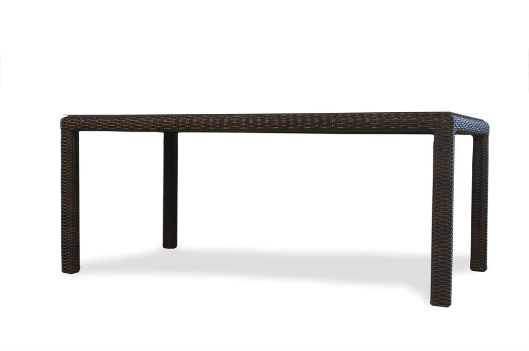 Lloyd Flanders Mesa 72" Rectangular Umbrella Dining Table - 298072