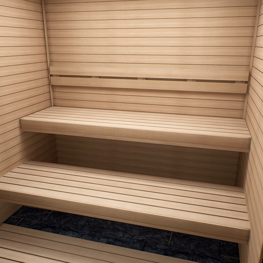 Hotass Saunas ST57-D1 Sauna Wood Package 5x7