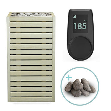 HUUM CORE Series Sauna Heater Package, Aspen Wood Exterior, Up to 10.5kW