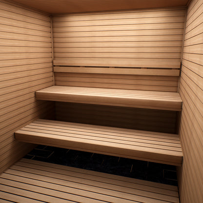 Hotass Saunas ST76-D1 Sauna Wood Package 7x6