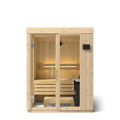 Kohler C1 Scandinavian Spruce Indoor Sauna Kit, Up to 5 Persons