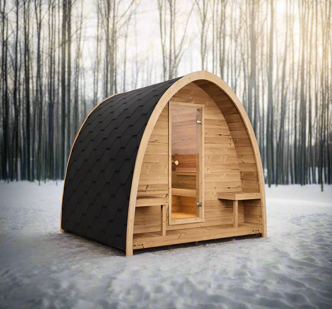 SaunaLife Model G3 Garden-Series Outdoor Home Sauna Kit, Up to 6 Persons - SL-MODELG3