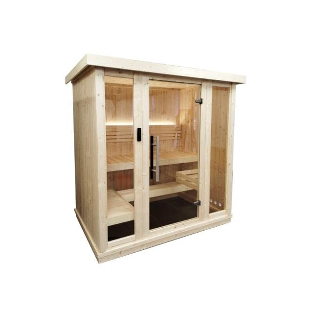 SaunaLife Model X6 XPERIENCE Series Indoor Home Sauna Kit, 2-3 Persons - SL-MODELX6