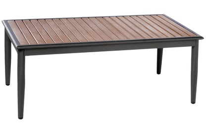 Alfresco Home Oden 43" Rectangular Aluminum & Polywood Coffee Table - 300-1534