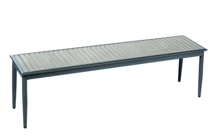 Alfresco Home Genevieve 60" Aluminum & Polywood Dining Bench - 300-2002
