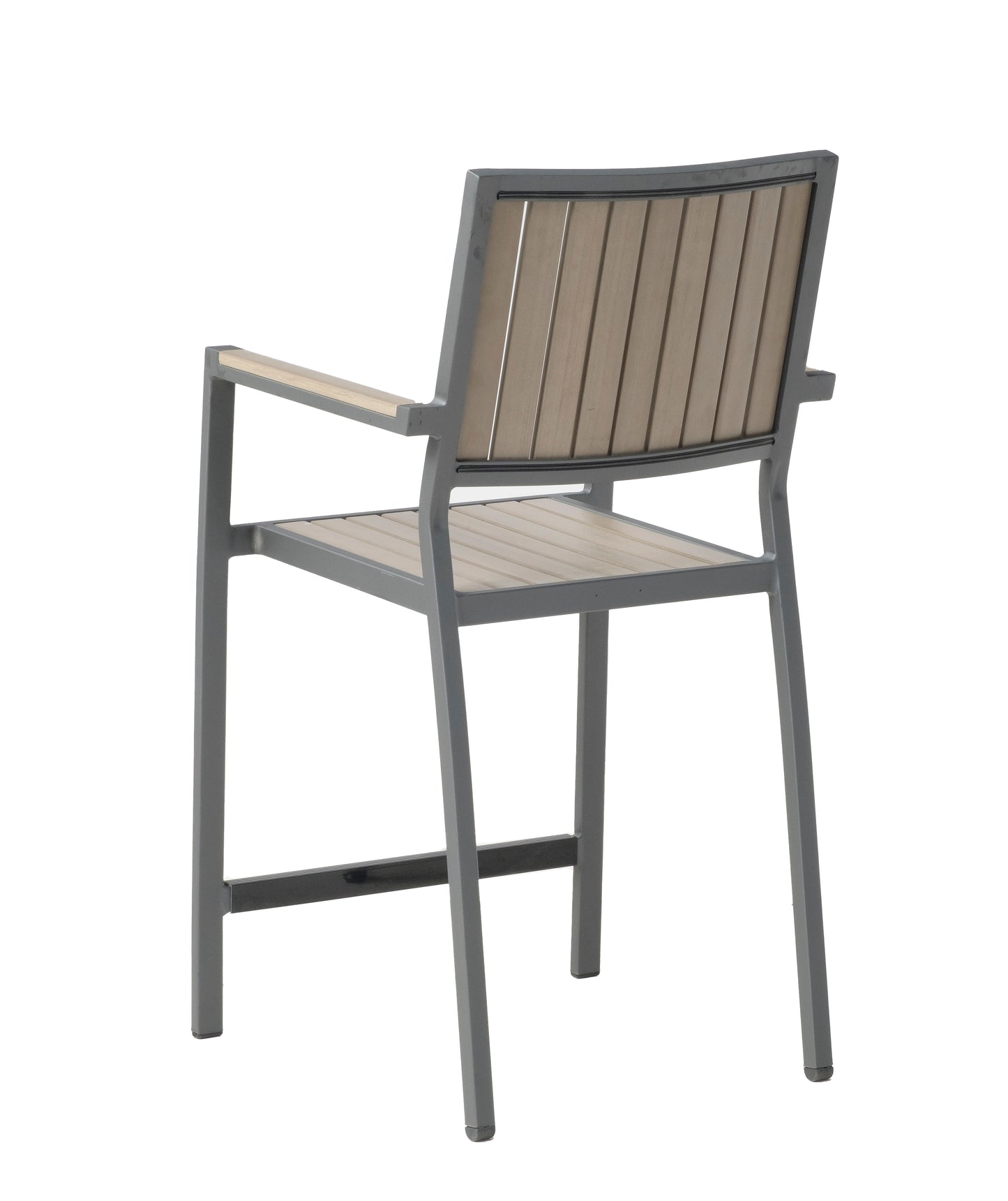 Alfresco Home Genevieve Aluminum & Polywood Stackable Gathering Arm Chair - 300-2004