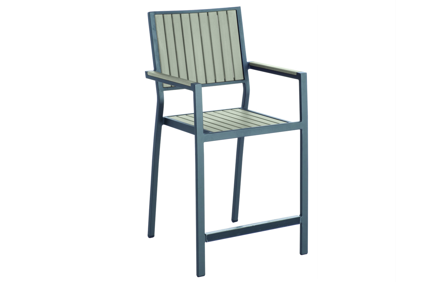 Alfresco Home Genevieve Aluminum & Polywood Stackable Gathering Arm Chair - 300-2004