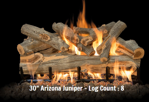 Grand Canyon Gas Logs Arizona Juniper Logs Sets, 18” to 42”