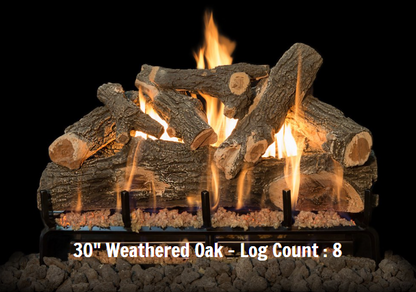 Grand Canyon Gas Logs Arizona Weathered Oak Log Sets, 18” to 60”