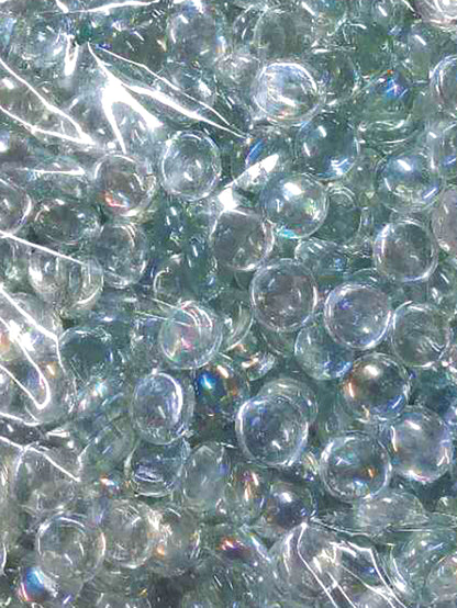 Alfresco Home Hartwick 34" Round Gas Fire Pit Chat Table with Clear Glass Fire Beads - 310-3004