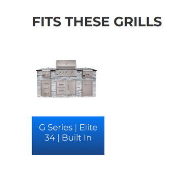 Broilmaster 34-Inch Door + Double Drawer - BSAW3422SD