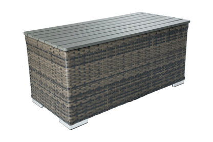 Alfresco Home Baily All Weather Wicker 4 Piece Love Seat Set with Sunbelievable Cushions - 353-1702