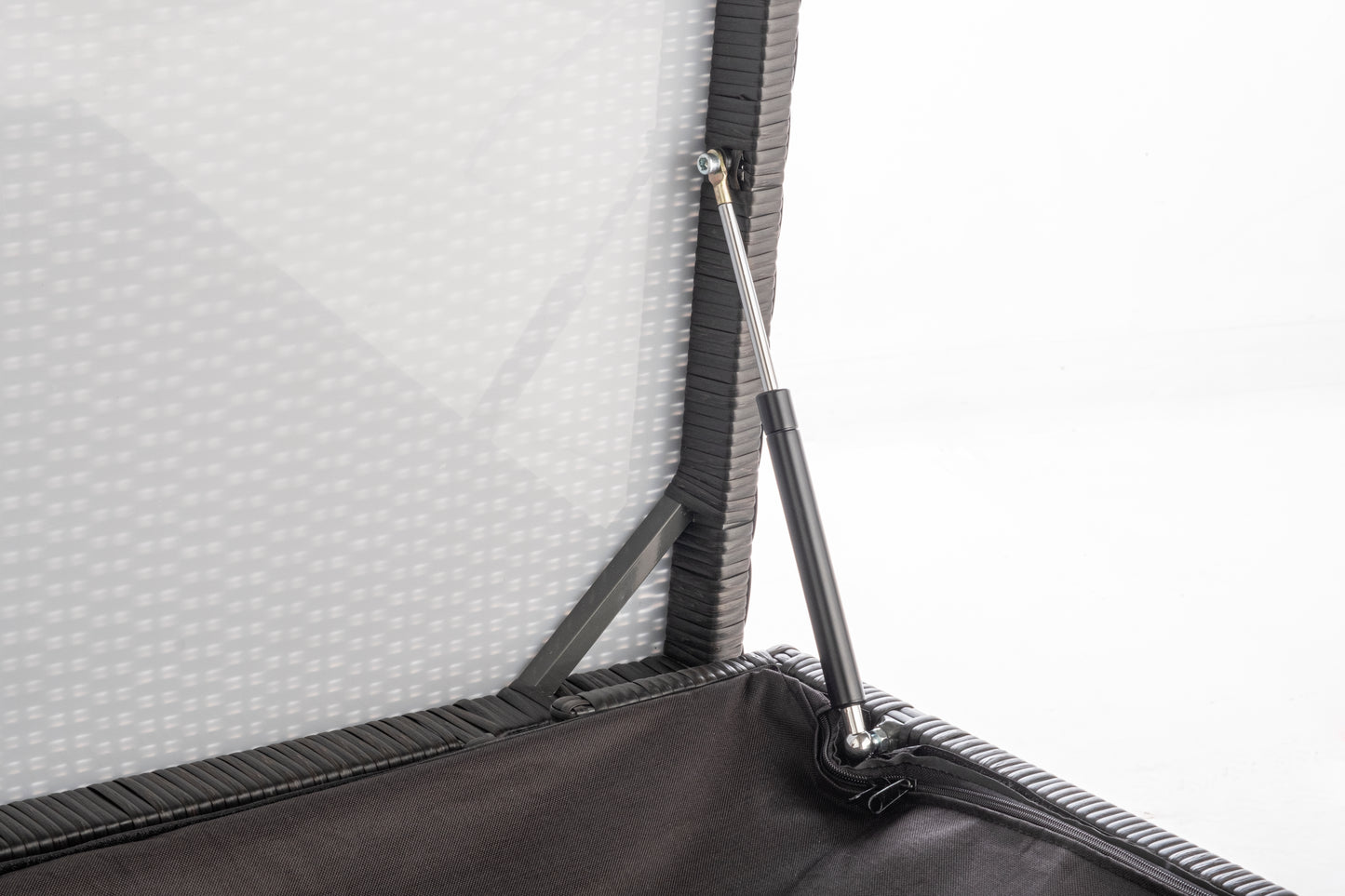 Alfresco Home Medium Sicuro Wicker Cushion Storage Box with Hydraulic Lid - 353-1815